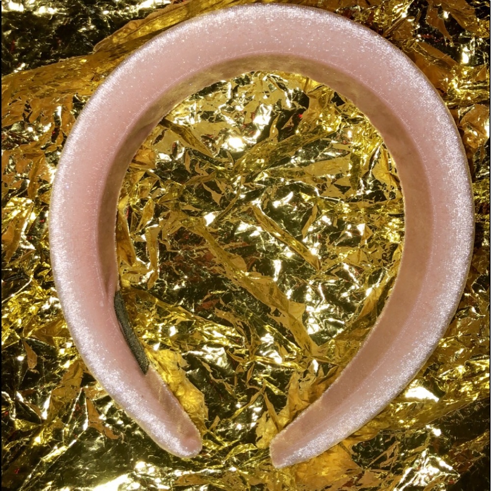 Pink Silk Headband Large